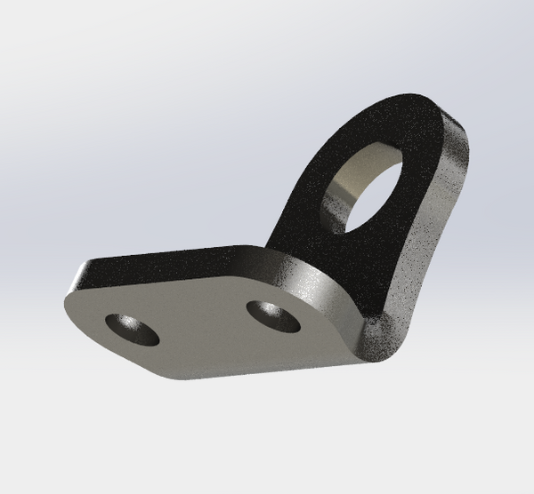 A/N Brake Line Bulkhead Brackets