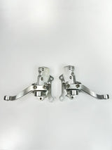 Third Gen F-Body Billet Spindles with steering arms. (Accepts 2019 ZL1 sealed bearing hubs and ZL1-1LE Brakes) PRE-ORDER ONLY!