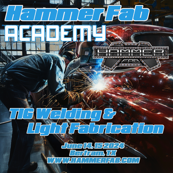Hammer  Fab Academy TIG welding seminar (June 14,15 2024)
