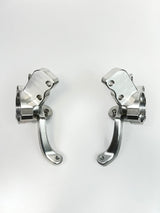 Third Gen F-Body Billet Spindles with steering arms. (Accepts 2019 ZL1 sealed bearing hubs and ZL1-1LE Brakes) PRE-ORDER ONLY!