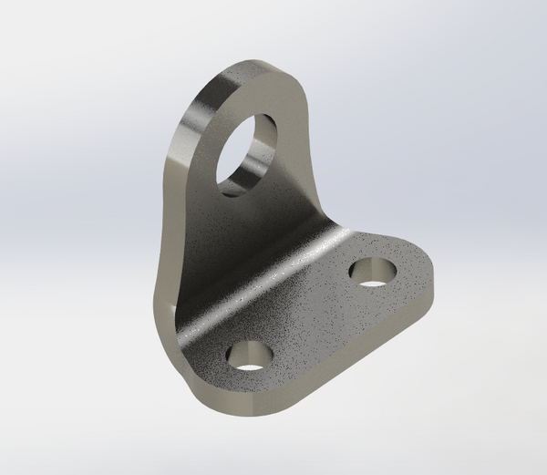A/N Brake Line Bulkhead Brackets