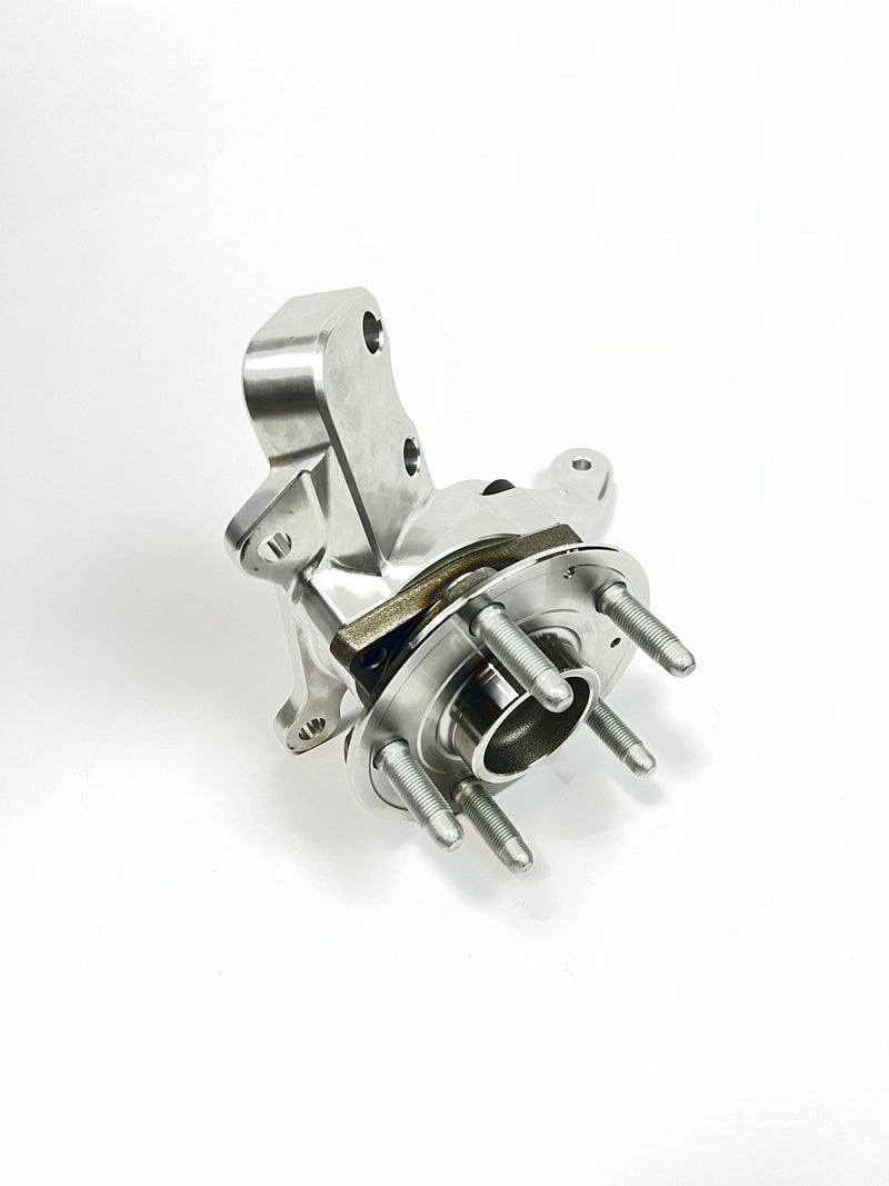Third Gen F-Body Billet Spindles with steering arms. (Accepts 2019 ZL1 sealed bearing hubs and ZL1-1LE Brakes) PRE-ORDER ONLY!