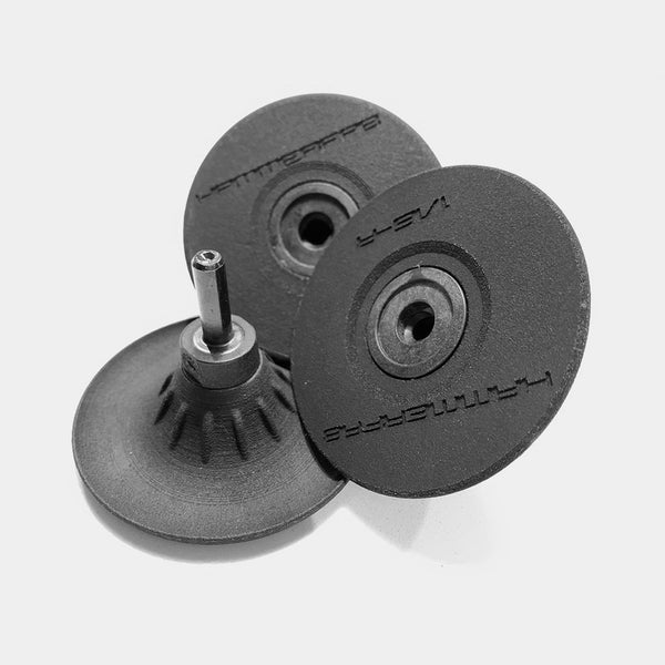 Radius brake pads top